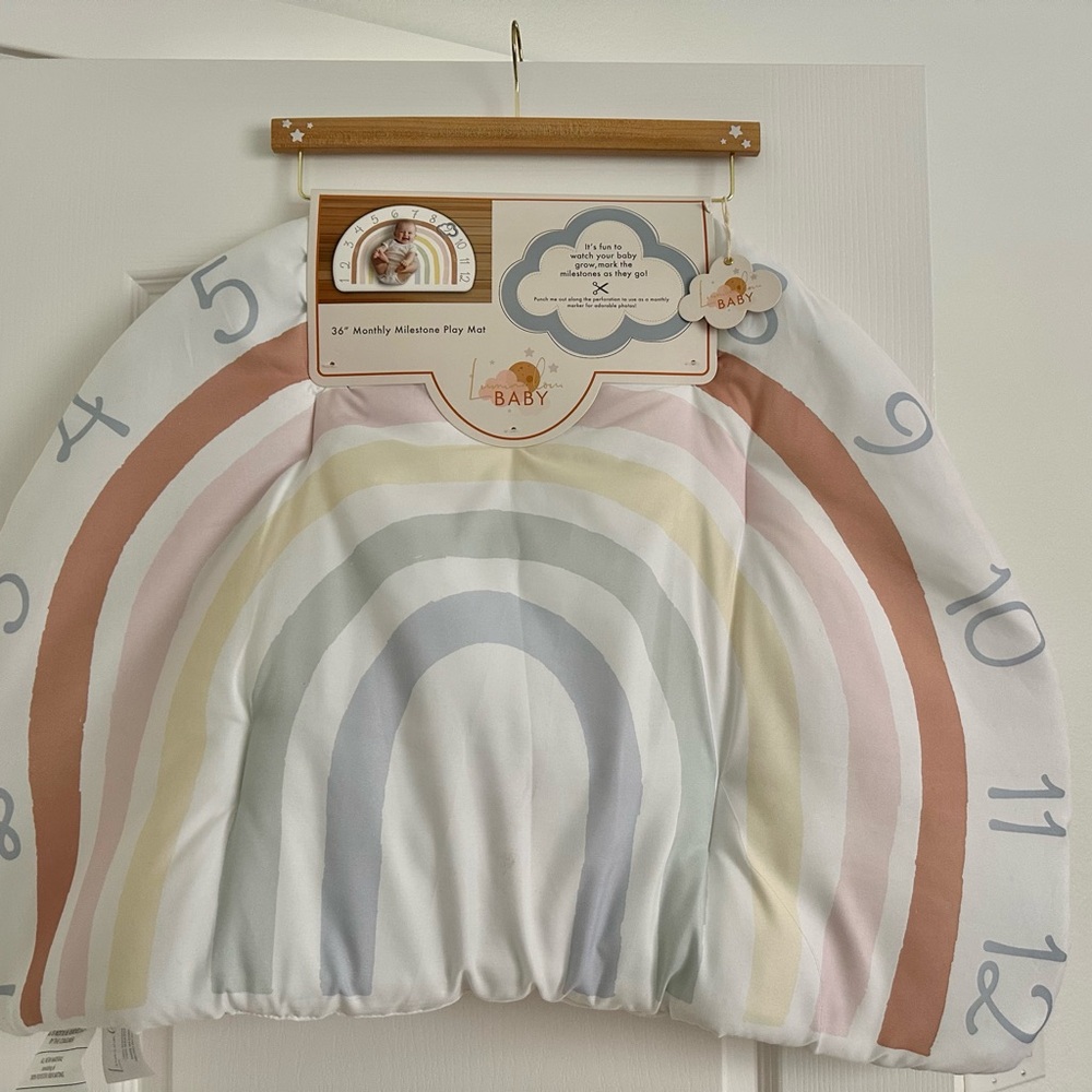 Baby Rainbow Milestone Play Mat